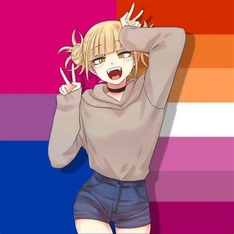 Yandere Anime Animes Yandere Otaku Anime Chica Bi Bi Flag Trans Flag Swag Art Himiko Toga