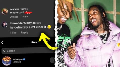 Offset Confirms Playboi Carti Didn T Clear Feature YouTube
