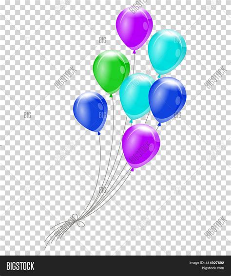 Helium Balloons Bunch Image And Photo Free Trial Bigstock