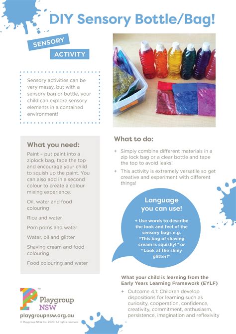 Make Your Own Sensory Bottles And Bags