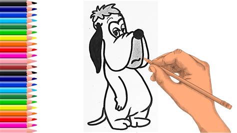 Droopy Dog Draw Droopy Dog Easy Drawing Of Droopy Dog Draw A