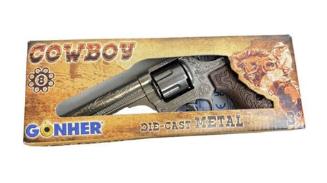 Gonher Diecast Metal 8 Ring Shot Cowboy Gun For Sale Online Ebay