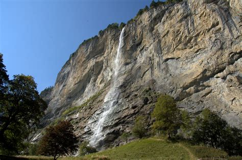 Staubbach Falls Waterfall In Switzerland Thousand Wonders
