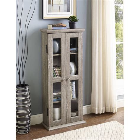 Do you think sterilite storage cabinet walmart appears great? Walker Edison CD, DVD, Blu-Ray Driftwood Media Tower ...