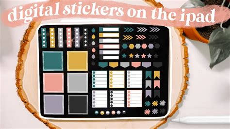 How To Make Digital Stickers On The Ipad Procreate Tutorial Youtube