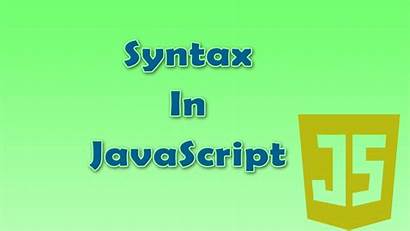 Syntax Javascript
