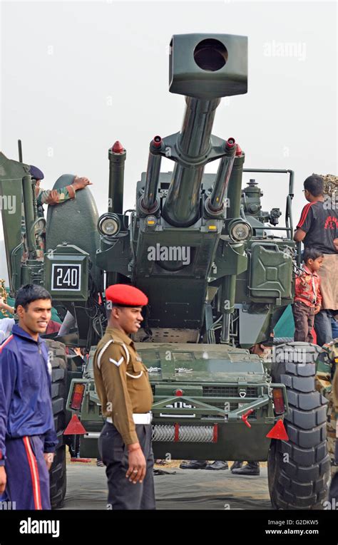 155 Mm Bofors Gun The Main Artillery Gun Of The Indian Army During