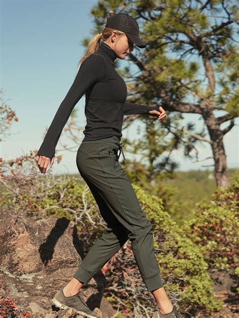 Headlands Hybrid Mid Rise Jogger Athleta Hiking Outfit Women