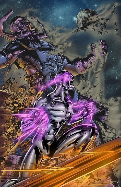 Silver Surfer And Galactus By Jonathan Lau And Ryan Burt Marvel Comics