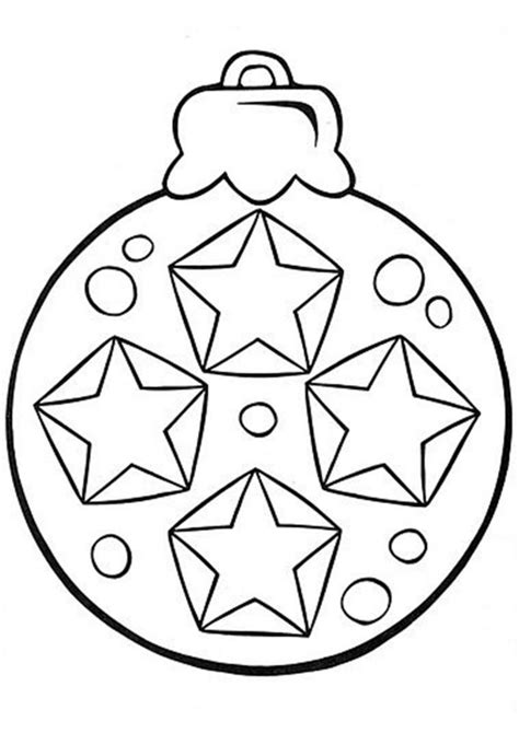Star Ornament Coloring Page