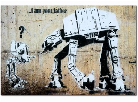I am your father by banksy. Tableau I Am Your Father by Banksy - Banksy (reproductions) - Street art - Tableaux