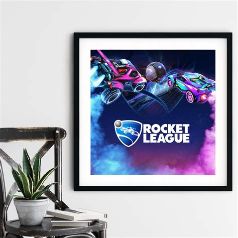 Rocket League Poster Rocket League Video Game Etsy