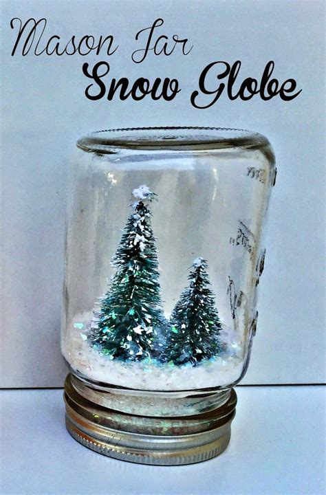 Kent Heartstrings Mason Jar Snow Globe Diy Jars Snow Christmas