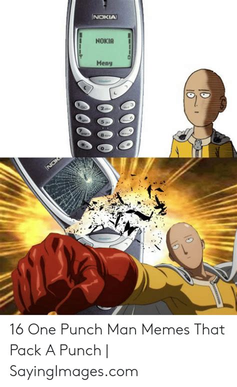 Caillou And One Punch Man Meme