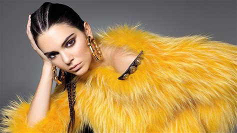 Kendall Jenner Yellow Dress Wallpaper Hd Celebrities 4k Wallpapers