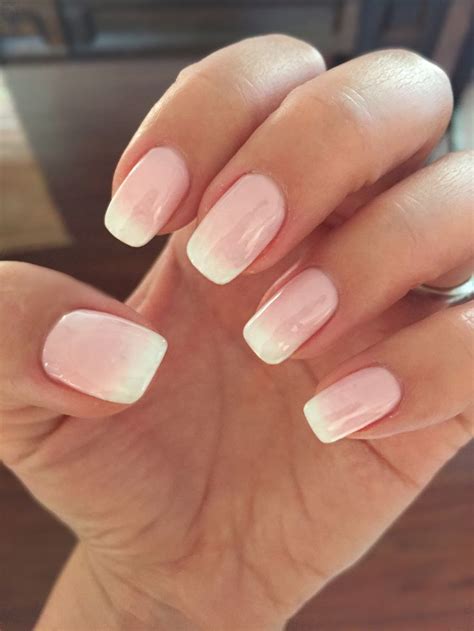 Ombré shellac Ombre nail designs Pink ombre nails American manicure