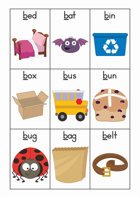 A Printable Worksheet For Beginning And Ending Sounds With Pictures Of