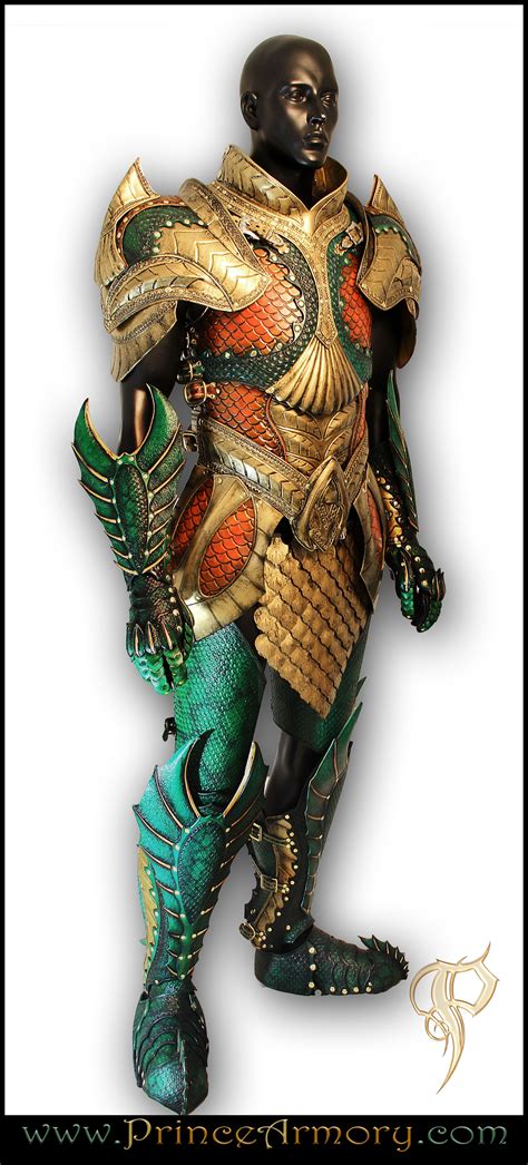 Leather Medieval Aquaman Armor Full View By Azmal On Deviantart Arm