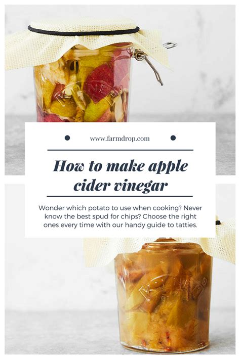 Apple cider vinegar can be made in large batches in a crock or a jug when peeling and coring large quantities of apples. To make your own cider vinegar, you need little more than ...