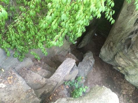Indian Cave Geheime Höhle Mitten Central Park Die Vielleicht Schon