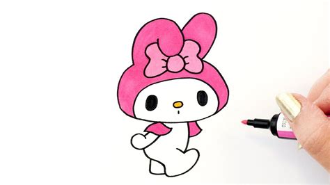 How To Draw My Melody Sanrio In 2020 My Melody Sanrio Easy Drawings