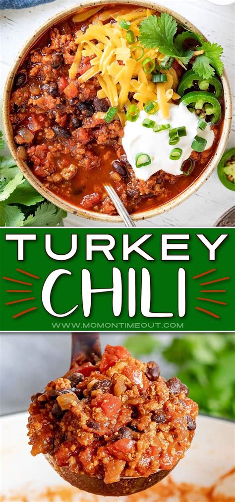 The Best Turkey Chili Quick And Easy Mom On Timeout