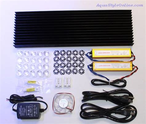 There is no warranty on this product and is sold as is. aquarium DIY 20 LED kits with optics