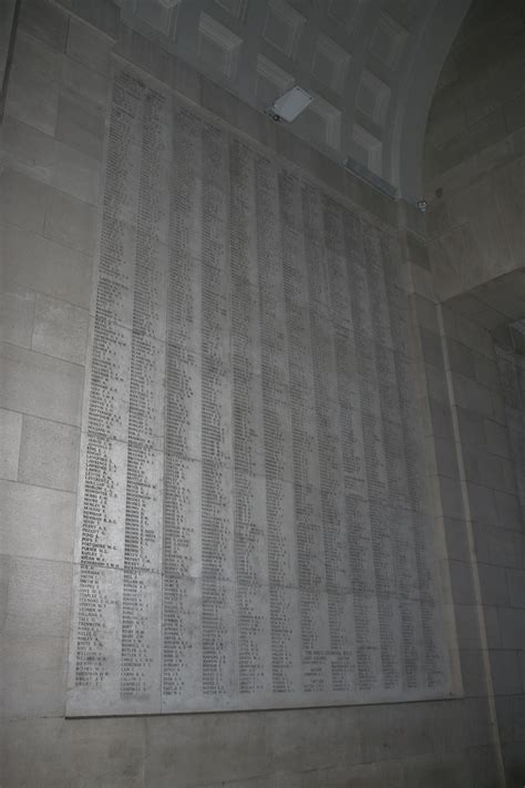 The Menin Gate Memorial To The Missing With The British Army In
