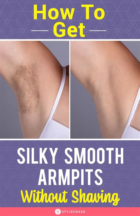 5 Ways To Get Silky Smooth Armpits Without Shaving Them Permanenthairremovalmethods In 2020