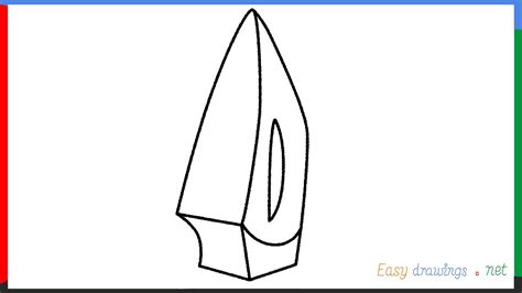 How to draw a Iron box step by step for beginners - YouTube