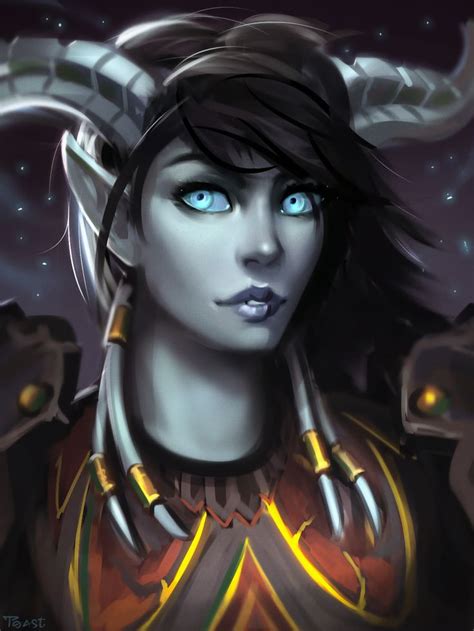 Draenei Girl By Loasttoast On Deviantart World Of Warcraft Characters Warcraft Characters