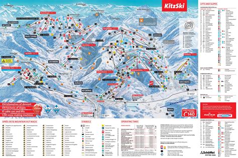 Kitzbühel Piste Map Trail Map