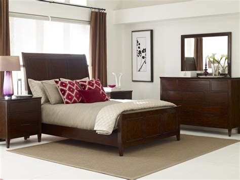 Weatherford king bedroom set weatherking kincaid furniture. Kincaid Elise Solid Wood Caris Sleigh Bedroom Set in Amaretto