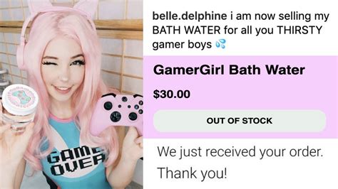 3 minutes 30 seconds of belle delphine best tiktok videos. Belle Delphine Is Selling Her Bath Water So I Bought Some ...