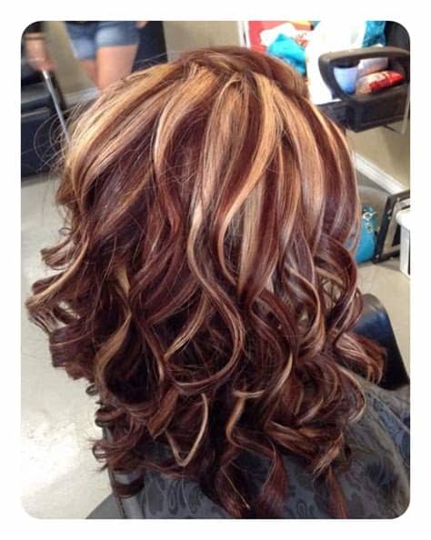 This style is perfect for the lady who loves a little pop of red! 72 Stunning Red Hair Color Ideas With Highlights