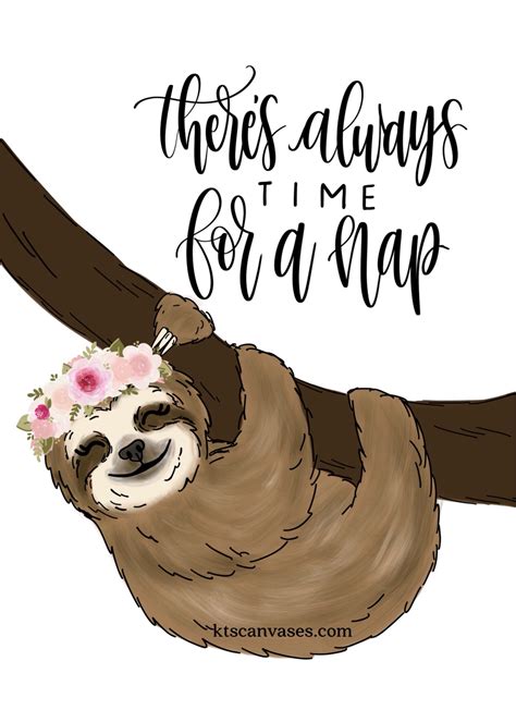 Sloth Sloth Print Best Friend T Nursery Art Sloth Quote Nursery