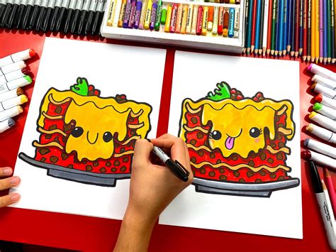 Art Hub For Kids How To Draw Funny Food I Have Seen Their Drawing