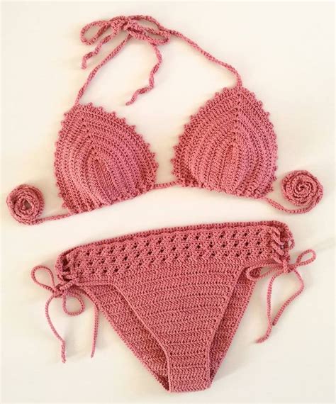 Bikini Crochet Ropa De Playa Ropa Traje De Ba O Tejido