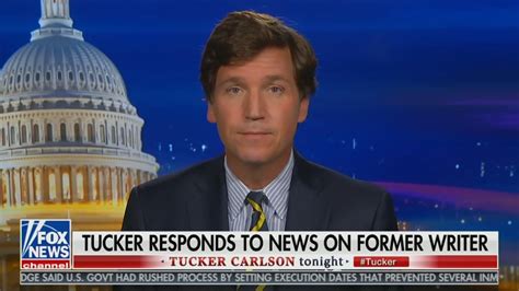 Tucker Carlson Addresses Resignation Of Top Writer After Racist Sexist