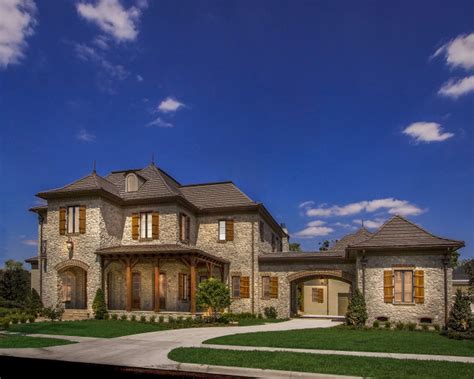 French Country Manor French Country House Exterior Chicago By