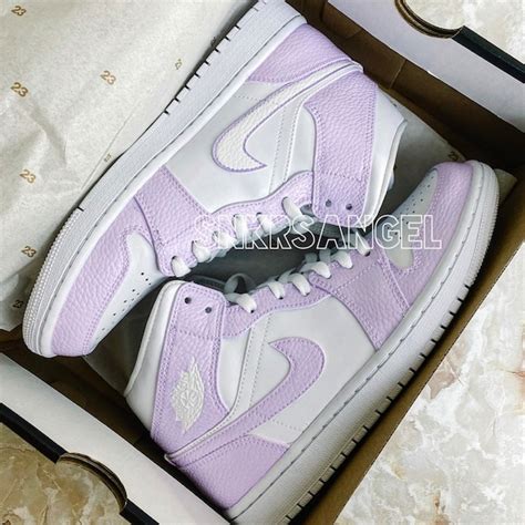 Nike Air Jordan Lilac Purple Etsy