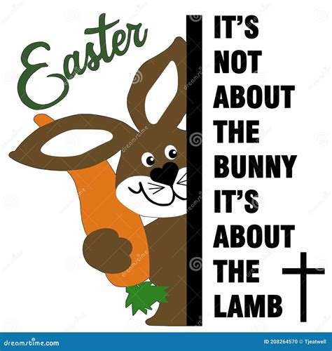 Christian Easter Sunday Bunny Rabbit Stock Photo Illustration Of Baby