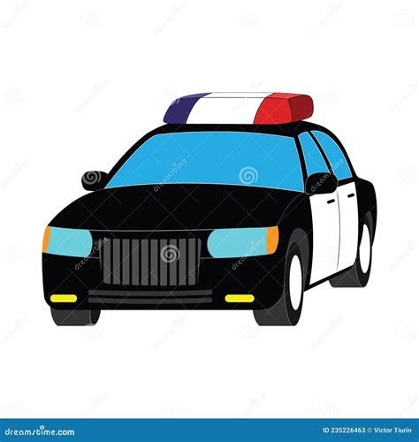 Police Car Patrol Car Stock Vector Illustration Of Motion 235226463