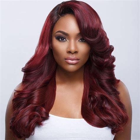 15 Breathtaking Burgundy Hair Ideas For Black Girls Hurtancia Hot