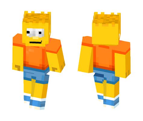 Download The Simpson Bart Simpson Minecraft Skin For Free