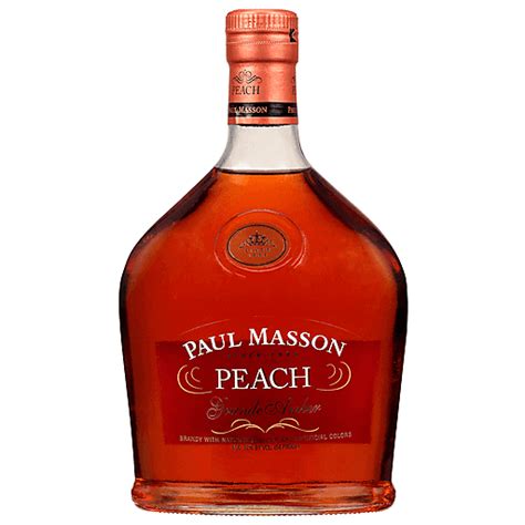 Paul Masson Grande Amber Peach Brandy 750 Ml Beer Wine Spirits