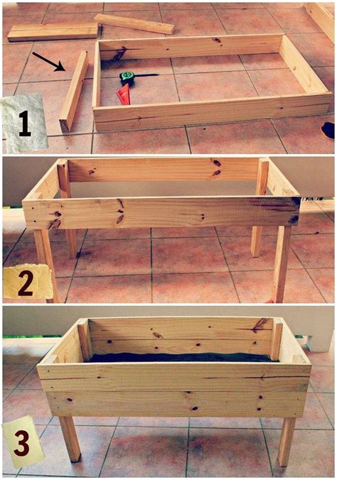 How To Build A Raised Garden Bed With Legs Plans