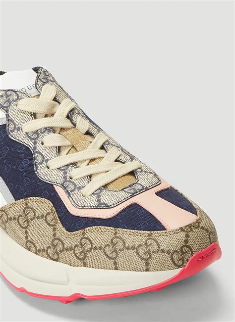 Gucci Rhyton Sneakers In Pink Ln Cc