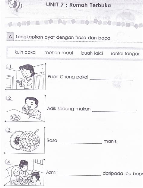 Start studying tahun 6 (2021) : KSSR Bahasa Malaysia Tahun 1: Latihan Pengukuhan 1