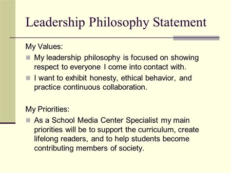 Buy Online Leadership Philosophy Statement Example